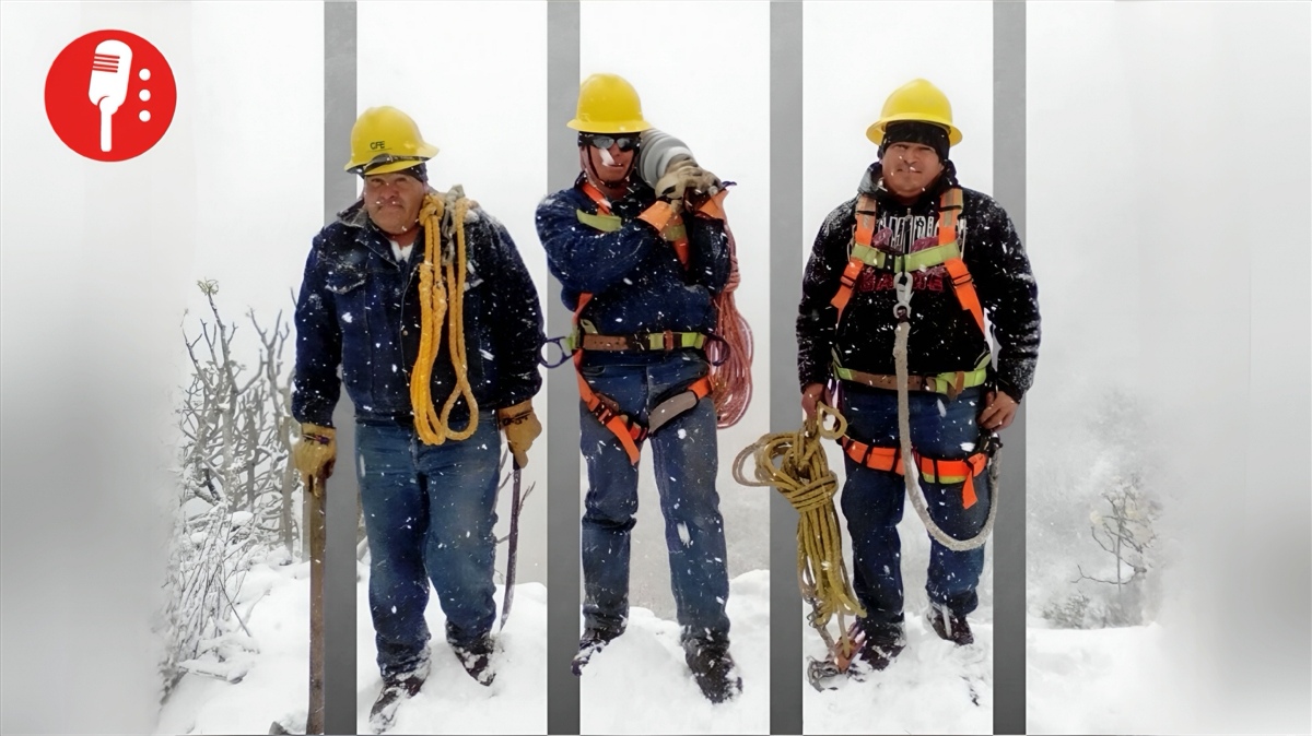 CFE se prepara ante la tormenta invernal Fern