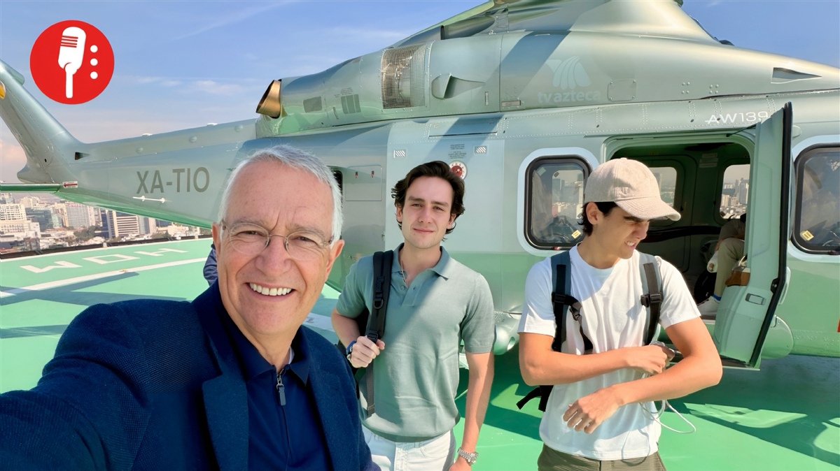 Salinas Pliego se va de viaje mientras enfrenta deuda con el SAT