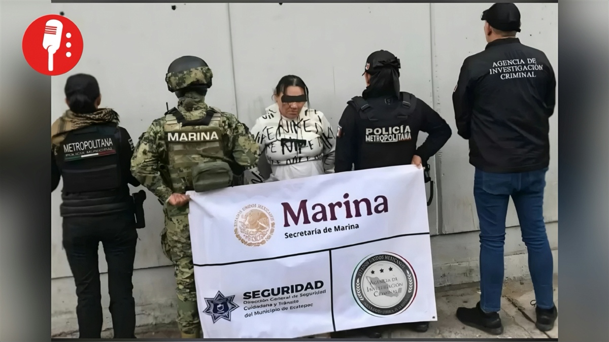 Detienen a colombiana vinculada con “La Chokiza” en Ecatepec