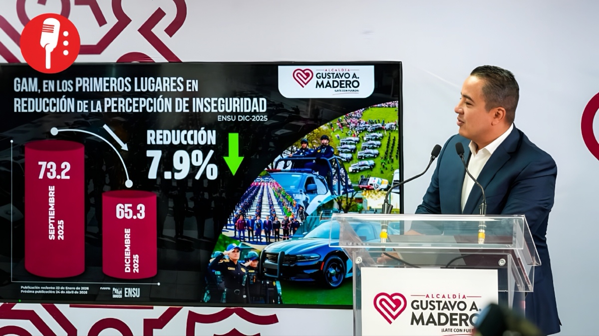Disminuye la inseguridad en Gustavo A. Madero