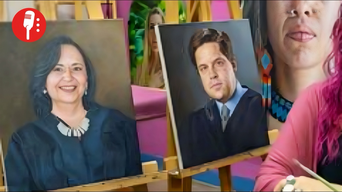 Retratos oficiales regalan sus propios cuadros