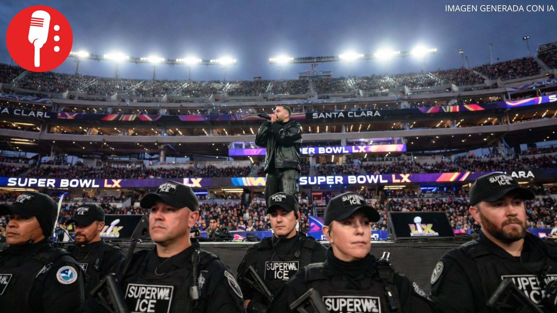 Descartan operativos de ICE durante el Super Bowl LX