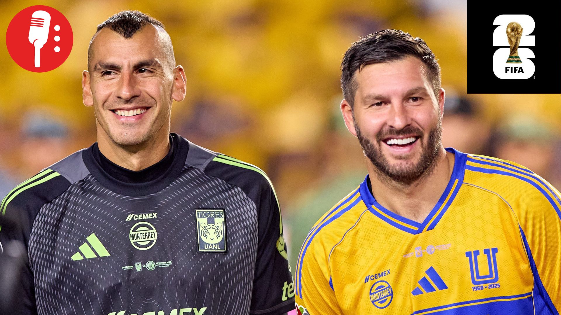 Gignac y Nahuel Guzmán, de la cancha los micrófonos para el Mundial