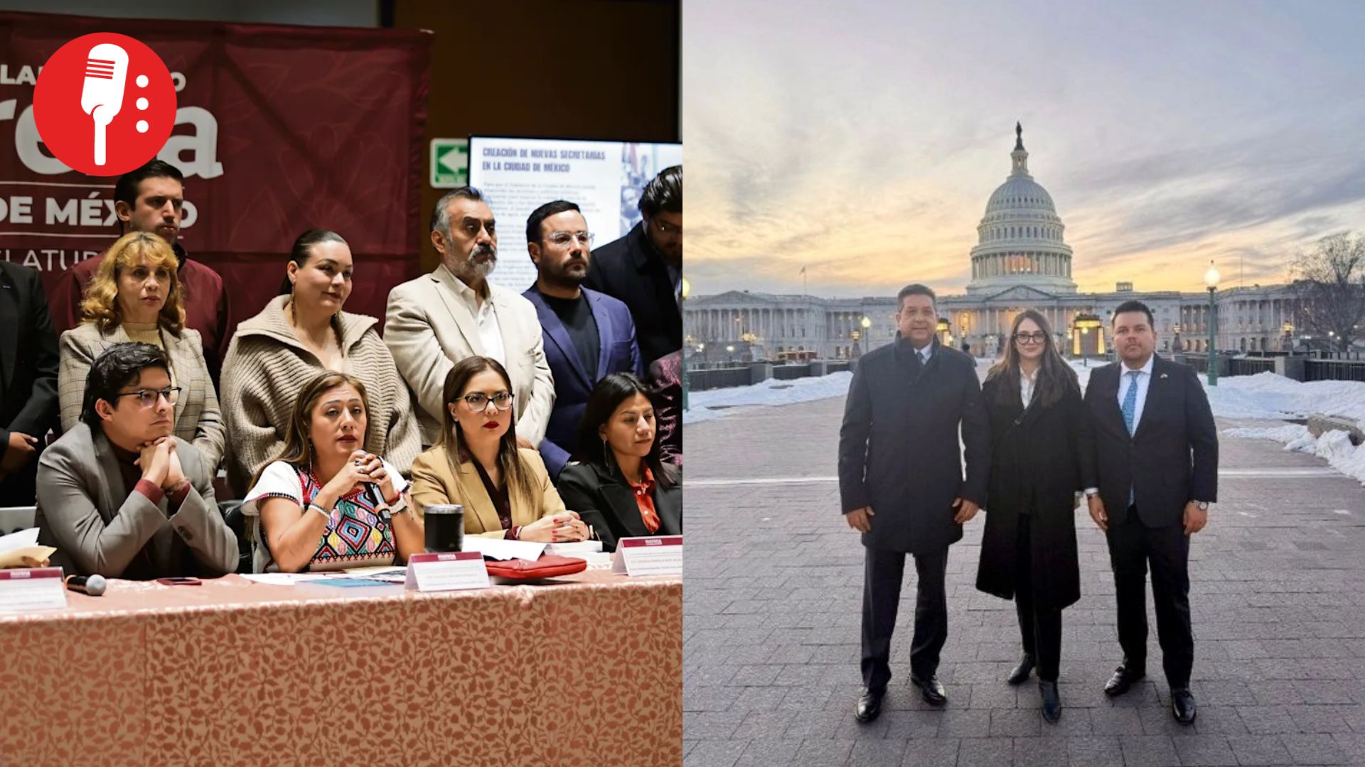 Morena exige reglas claras a diputados tras viaje del PRI y PAN a foro conservador en EUA