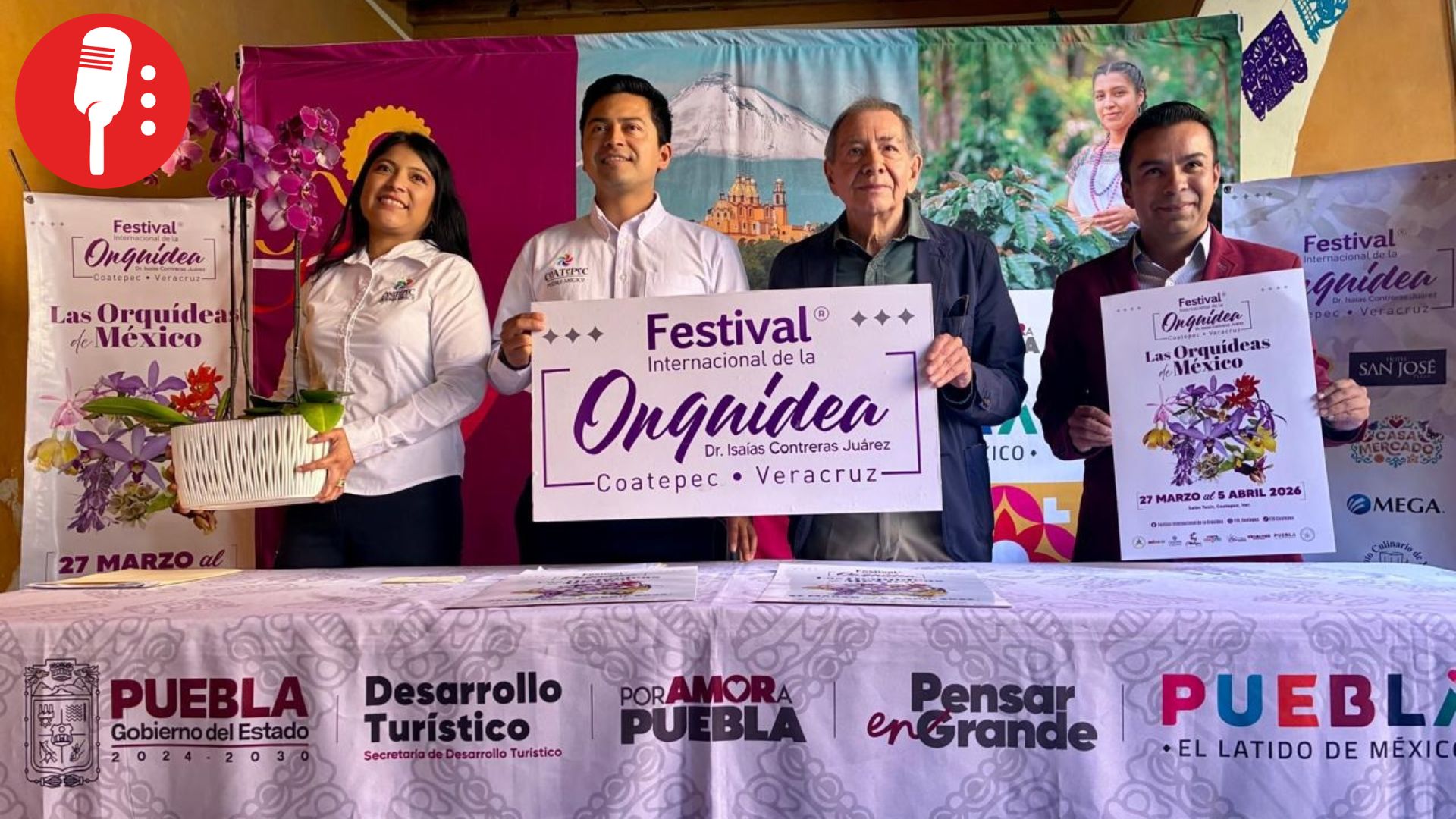 Puebla anuncia cooperación con Veracruz para el Festival Internacional de la Orquídea