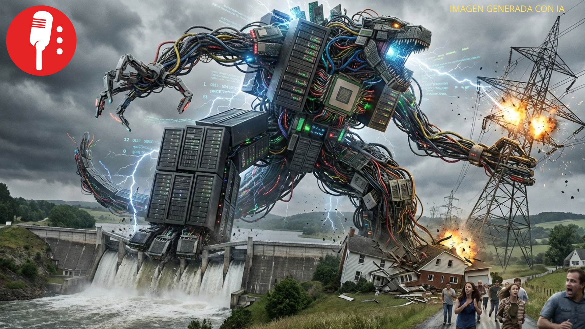 La llegada de la IA: servidores que drenan recursos, secan ríos y sobrecargan redes eléctricas