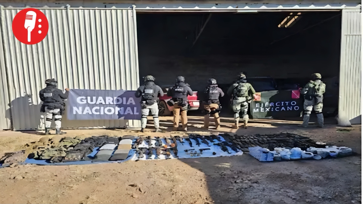 Aseguran arsenal en Namiquipa